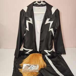 My Hero Academia Denki Kaminari Cosplay Halloween Costume Wig Men's XS